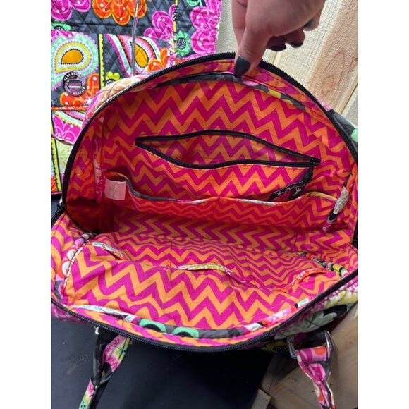 Vera Bradley Floral Quilted Tote & Shoulder Bag Set - Picture 4 of 6